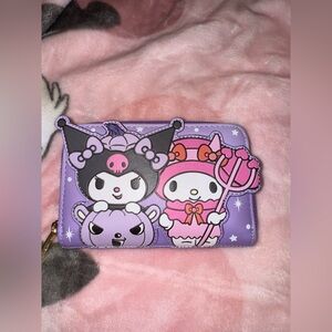 LOUNGEFLY MY MELODY AND KUROMI WALLET